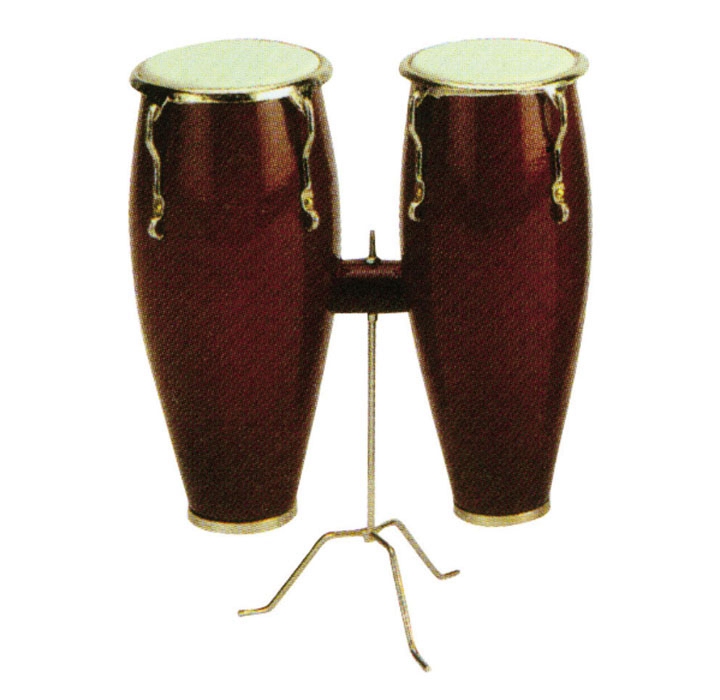 Miniature Double Conga Musical Instrument Replica Gift